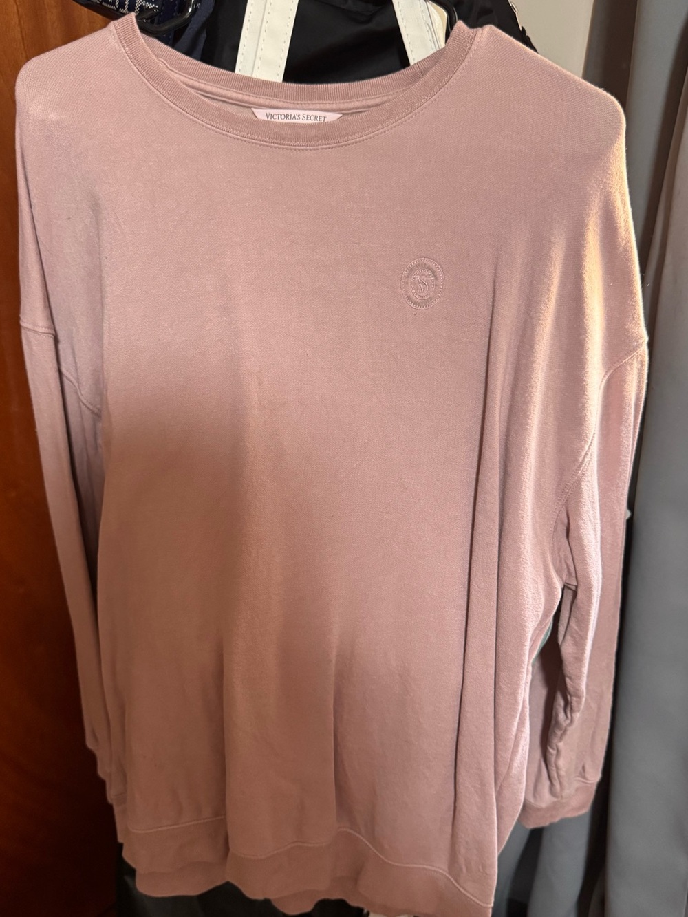 Victoria's Secret Blush Mauve Crewneck Sweatshirt